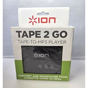 Ion Tape 2 Go Portable Tape To MP3 Player Converter Only No Accessories *READ
